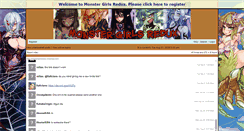 Desktop Screenshot of monstergirlsredux.com