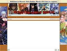 Tablet Screenshot of monstergirlsredux.com